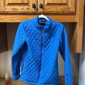 Straightdown Women's Vibrant Blue Quilted Puffer Jacket
